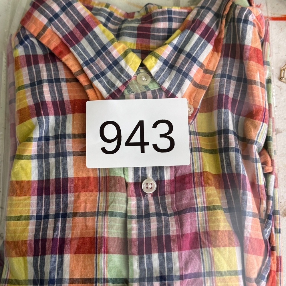 Ralph Lauren Button Down Shirt Men XXL Multicolor Plaid Classic Fit Short Sleeve - Picture 10 of 10